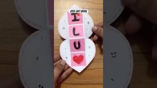 diy cute love card #craft #diy #art #gift #love #loveletter #lovecardmaking #lovebutton #lovestatus