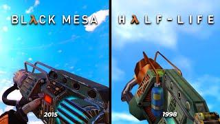 Black Mesa vs Half Life - Details and Physics Comparison