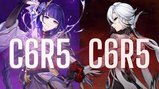 C6R5 Raiden Shogun x C6R5 Arlecchino | 4.6 Spiral Abyss