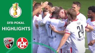 Down a player! | FC Ingolstadt 04 vs. 1. FC Kaiserslautern 1-2 | Highlights | DFB-Pokal First Round