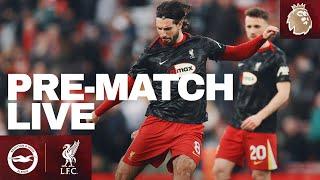 Live: Brighton vs Liverpool | Premier League build-up from AMEX Stadium