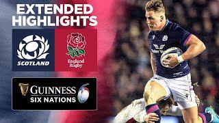 Scotland v England | Extended Match Highlights | 2022 Guinness Six Nations