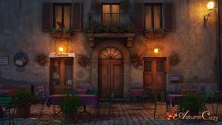 COZY ITALIAN CAFE AMBIENCE: Chatter, Wine Pouring, Music, Night Sounds