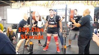 Silent Mike's Return -589lbs Squat