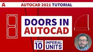 Autocad Door | How to Create a Door in Autocad Tutorial