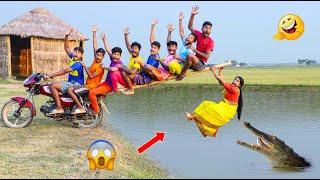 Very Special Trending Comedy Video 2024  Amazing Funny Video Episode 381 by Bidik Fun Tv