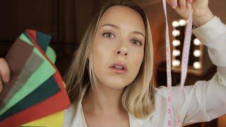 ASMR Suit Measuring  & Detailed Personal Colour Analysis - Face, Eye, Hair Inspection Roleplay