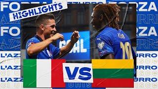 Highlights: Italia-Lituania 5-0 (8 settembre 2021)