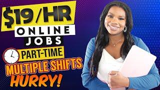 Hurry! Earn $19/Hour Now: Part-Time Work-From-Home Job for Beginners!