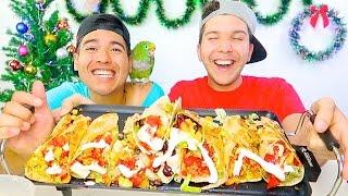 FRIED MEXICAN BURRITO • Mukbang & Recipe