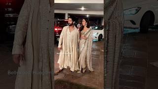 HOTTEST COUPLE #shahidkapoor & #mirarajput #mirakapoor at #manishmalhotra's #diwalibash #shorts