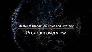 Master of Global Securities and Strategy - Program overview