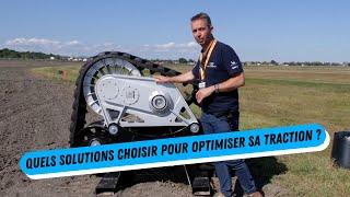 Des alternatives aux pneus agricoles classiques : pneu route, chenille, jumelage, ...