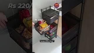 "Affordable Kitchen Organizer for Just ₹220! | Meesho Must-Have | #Shorts"
