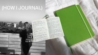 my daily journaling routine, favorite prompts + tips to start journaling