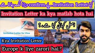 Invitation Letter For Europe Visa | Reality