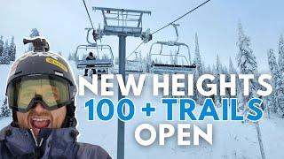 SUN PEAKS Opening Weekend, 100+ Trails UNLOCKED!