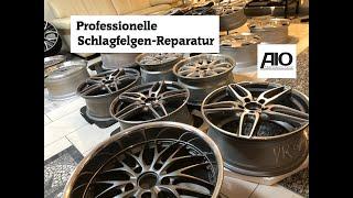 Schlagreparatur Felgenreparatur 1.8 Infovideo Höhenschlag Seitenschlag Aufschlag Alufelge AIO