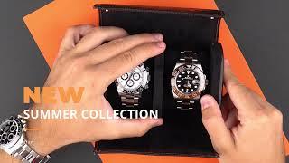 IFLW New Summer Collection: Black Saffiano Watch Roll
