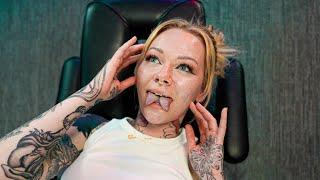 ⭐️ August Rain ⭐️ Tattoo Artist Gets Adjusted | ASMR Chiropractic