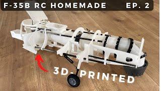 RC VTOL F-35B | Making The Liftfan Doors | lightweight foaming PLA Colorfabb