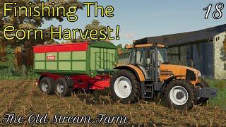 Corn Harvested For The Pigs! - The Old Stream Farm Ep 18 - Farming Simulator 22