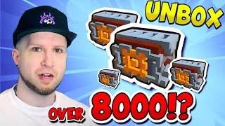 GETTING ANOTHER CRYSTAL 5 HAT IN TROVE | Unboxing Over 8000 Gearcrafter Boxes