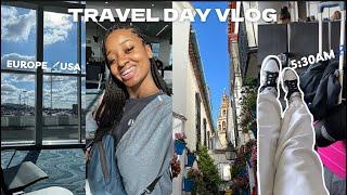 TRAVEL DAY VLOG | 6am flight + airport vlog