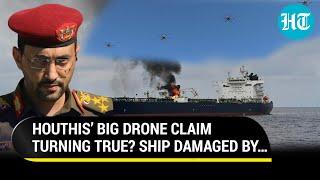 Hours After Houthis’ Big Drone Prowess Claim, Ship Damaged In UAV Attack In Red Sea | Yemen