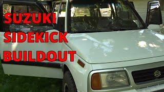 Converting A Suzuki Sidekick To A Camper Rig