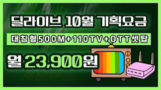 500M 대칭형 인터넷+110TV+OTT셋탑 월 23,900원 딜라이브 알뜰인터넷 TV #딜라이브 #알뜰인터넷 #기가인터넷