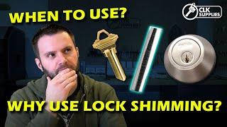 Shim a Lock Technique: When and Why to Use It in Locksmithing