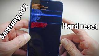 طريقة فورمات هاتف سامسونج A13 المغلق بنمط الشاشة|| Samsung galaxy A13 Hard reset// pattern unlock