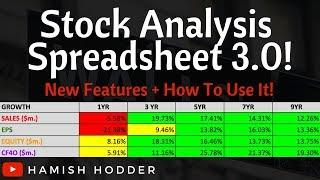 V3.0 Spreadsheet & How To Guide! - Free Stock Analysis Spreadsheet [2020]