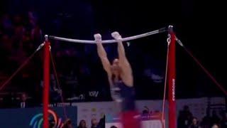 Asher HONG - USA - Incredible Save on High Bar - All-around Final - 2022 World 