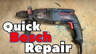 How to replace the brushes in your Bosch SDS Drill.