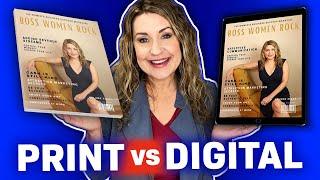 Print Magazines vs Digital Magazines Publishing