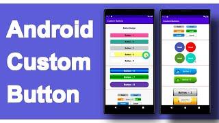 How to Design Button | Custom Buttons | Android Studio