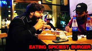 Eating Spiciest Burger Vlog | Mehran Hashmi