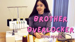 The Best Beginner & Budget Overlocker | Brother 1034d Serger Review | Joanna Florence Makes