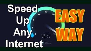 How to Increase the Speed of the Internet on a PC or laptop in Windows 11,10 and 8.1\Easy and Simple
