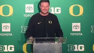 Oregon football head coach Dan Lanning 2024 Oregon Media Day Season Preview