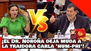 ¡VEAN! ¡NOROÑA DEJA MUDA a la TRAIDORA CARLA ‘Hum-PRI’ por PRESUMIR DEBATE a MODO para 'LA BOTARGA'!