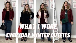 Everyday Casual Winter Outfits | What I Wore This Week | Realistic Winter 2024 Outfits | #ootd