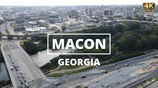 Macon, Georgia - [4K] Drone Tour