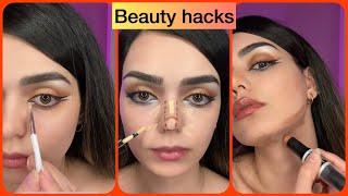 Secrets of Arabic contouring and eye makeup(Beauty hacks)