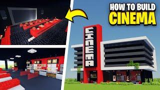 How To Build A CINEMA In Minecraft!