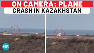 On Cam: Plane Crash In Kazakhstan; Was Flying From Baku To Grozny In Russia