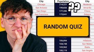 I Played ONLY Random Sporcle Quizzes