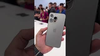 New iPhone 15 pro max first look #shorts